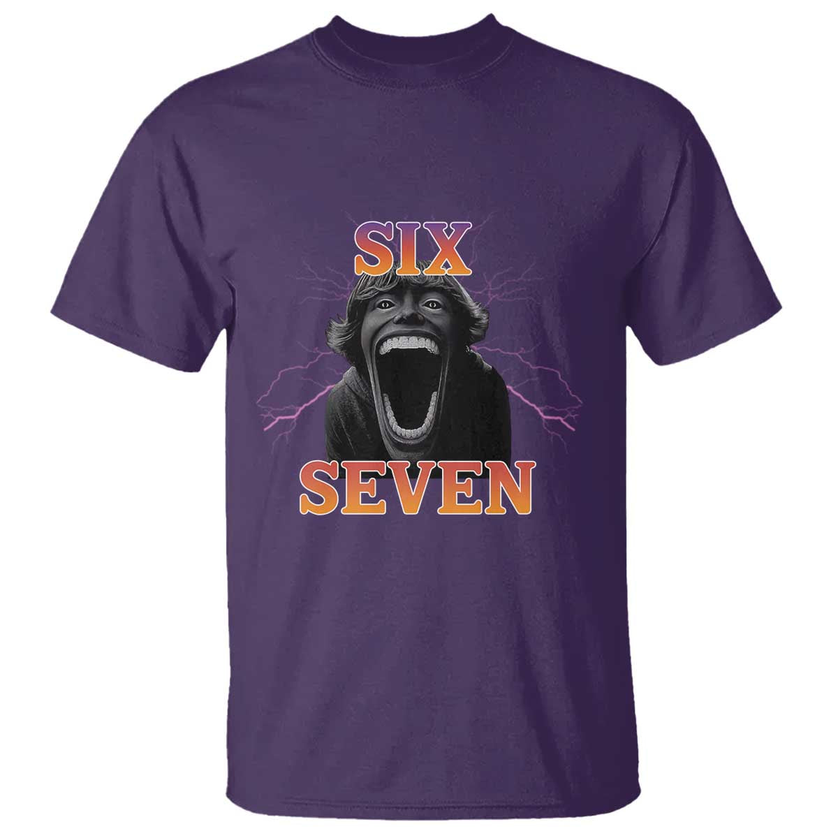 Mason 67 Kid Meme T Shirt Devil Edit Viral Six Seven Scream TS02 Purple Print Your Wear