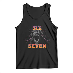 Mason 67 Kid Meme Tank Top Devil Edit Viral Six Seven Scream TS02 Black Print Your Wear