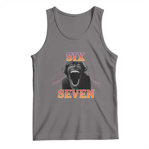 Mason 67 Kid Meme Tank Top Devil Edit Viral Six Seven Scream TS02 Deep Heather Print Your Wear