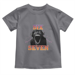 Mason 67 Kid Meme Toddler T Shirt Devil Edit Viral Six Seven Scream TS02 Charcoal Print Your Wear