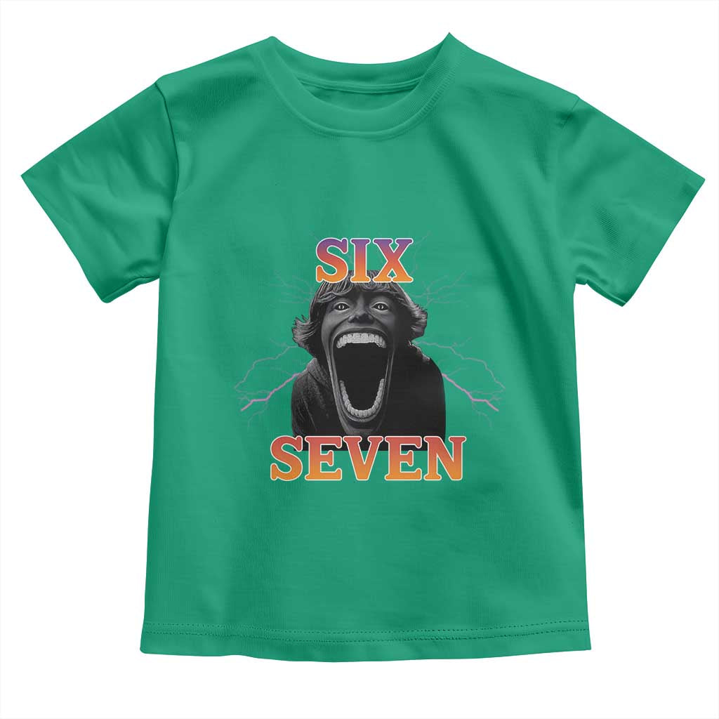 Mason 67 Kid Meme Toddler T Shirt Devil Edit Viral Six Seven Scream TS02 Irish Green Print Your Wear