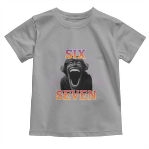 Mason 67 Kid Meme Toddler T Shirt Devil Edit Viral Six Seven Scream TS02 Sport Gray Print Your Wear