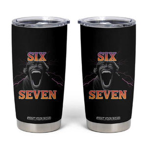 Mason 67 Kid Meme Tumbler Cup Devil Edit Viral Six Seven Scream TS02 Black Print Your Wear