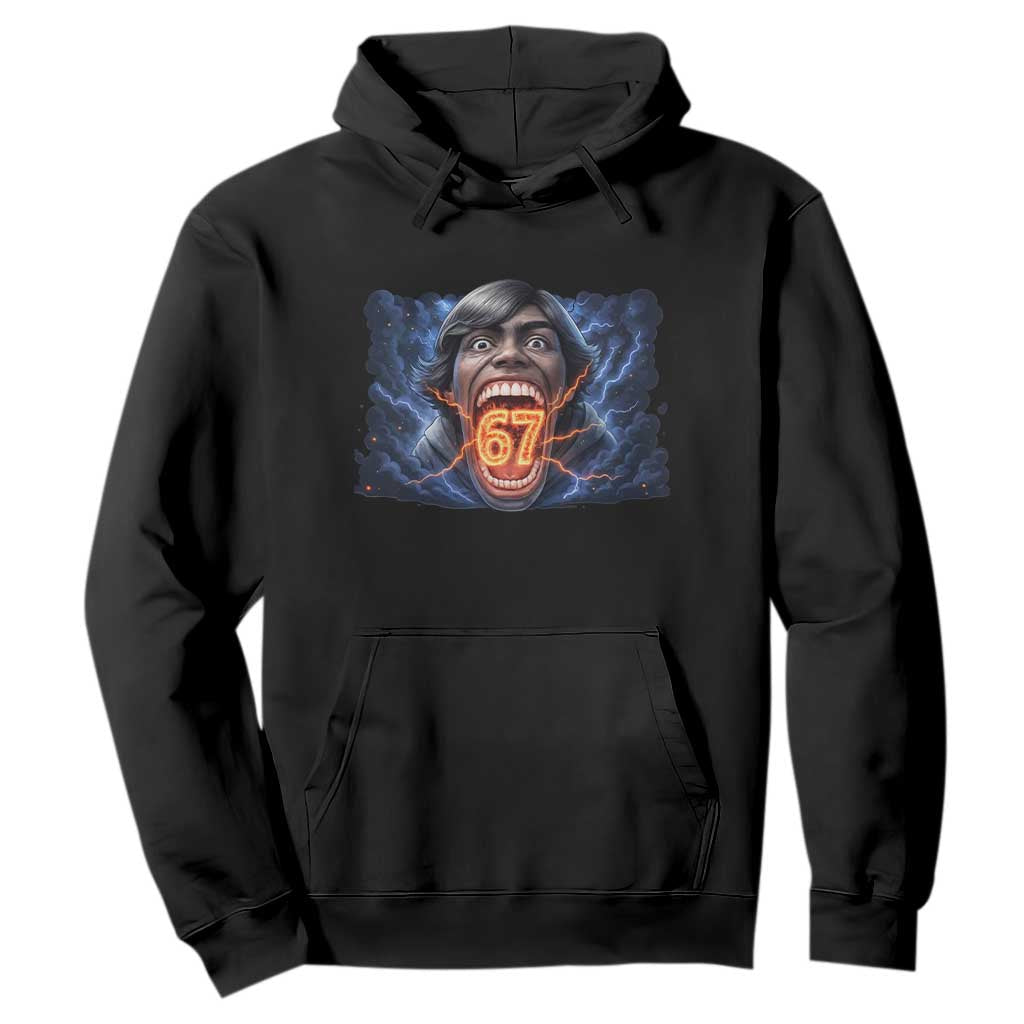 Screaming Mason 67 Kid Meme Hoodie Six Seven Viral Devil Transformation Horror Edit TS02 Black Print Your Wear