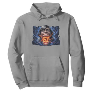 Screaming Mason 67 Kid Meme Hoodie Six Seven Viral Devil Transformation Horror Edit TS02 Sport Gray Print Your Wear