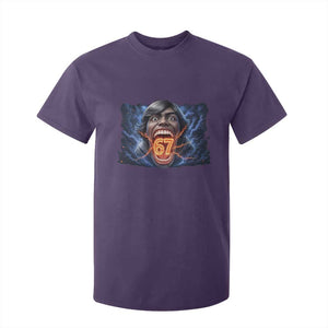 Screaming Mason 67 Kid Meme T Shirt For Kid Six Seven Viral Devil Transformation Horror Edit TS02 Purple Print Your Wear