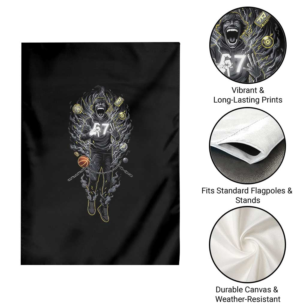 Mason 67 Energy Overload Garden Flag Six Seven Meme Lightning Horror Devil Edit TS02 Print Your Wear