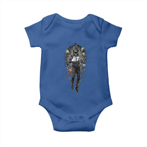 Mason 67 Energy Overload Baby Onesie Six Seven Meme Lightning Horror Devil Edit TS02 Royal Blue Print Your Wear