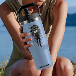 Mason 67 Energy Overload Flip Straw Tumbler Six Seven Meme Lightning Horror Devil Edit TS02 One Size: 30 oz Light Blue Print Your Wear