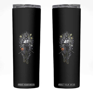 Mason 67 Energy Overload Skinny Tumbler Six Seven Meme Lightning Horror Devil Edit TS02 Black Print Your Wear
