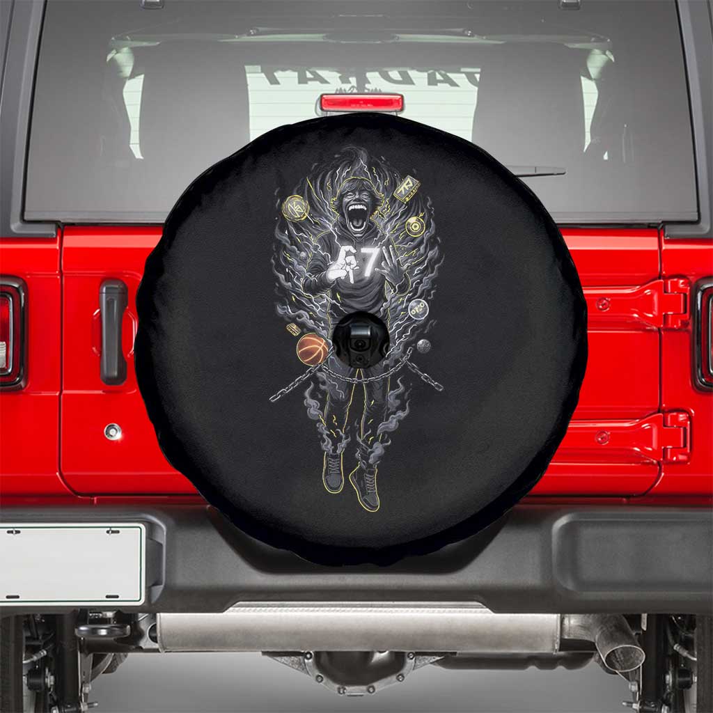 Mason 67 Energy Overload Spare Tire Cover Six Seven Meme Lightning Horror Devil Edit TS02 Black Print Your Wear
