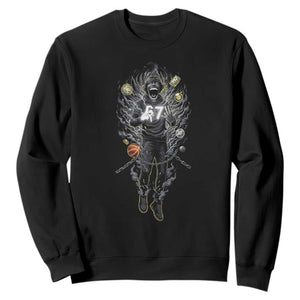 Mason 67 Energy Overload Sweatshirt Six Seven Meme Lightning Horror Devil Edit TS02 Black Print Your Wear