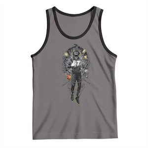 Mason 67 Energy Overload Tank Top Six Seven Meme Lightning Horror Devil Edit TS02 Deep Heather Black Print Your Wear