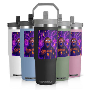 Mason 67 Meme Graphic Flip Straw Tumbler Glowing Eyes Devil Edit 6 7 Viral Six Seven Scream TS02 Print Your Wear