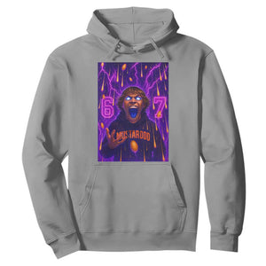 Mason 67 Meme Graphic Hoodie Glowing Eyes Devil Edit 6 7 Viral Six Seven Scream TS02 Sport Gray Print Your Wear