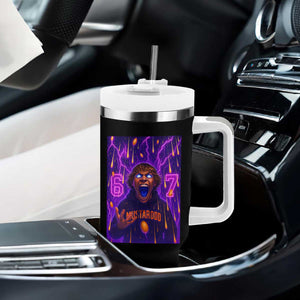 Mason 67 Meme Graphic Tumbler With Handle Glowing Eyes Devil Edit 6 7 Viral Six Seven Scream TS02 Print Your Wear