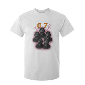 Mason 6 7 Meme Graphic T Shirt For Kid Six Seven 67 Meme Horror Edit Bootleg TS02 White Print Your Wear