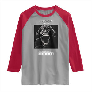 SCP 67 Mason The 6 7 Kid Meme Raglan Shirt Six Seven Boy Horror Edit TS02 Sport Gray Red Print Your Wear