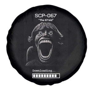 SCP 67 Mason The 6 7 Kid Meme Spare Tire Cover Six Seven Boy Horror Edit TS02 Print Your Wear