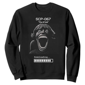 SCP 67 Mason The 6 7 Kid Meme Sweatshirt Six Seven Boy Horror Edit TS02 Black Print Your Wear