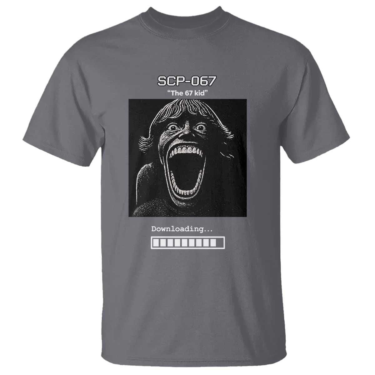 SCP 67 Mason The 6 7 Kid Meme T Shirt Six Seven Boy Horror Edit TS02 Charcoal Print Your Wear