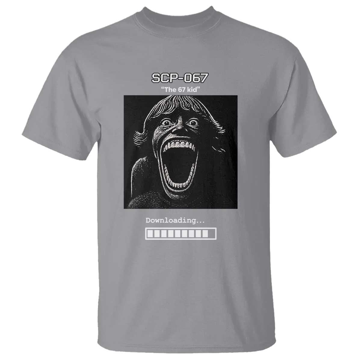 SCP 67 Mason The 6 7 Kid Meme T Shirt Six Seven Boy Horror Edit TS02 Sport Gray Print Your Wear