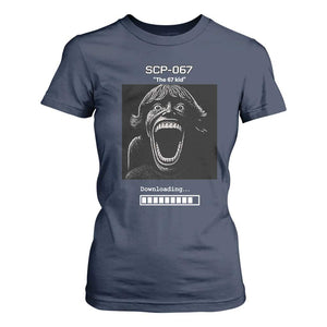 SCP 67 Mason The 6 7 Kid Meme T Shirt For Women Six Seven Boy Horror Edit TS02 Navy Print Your Wear