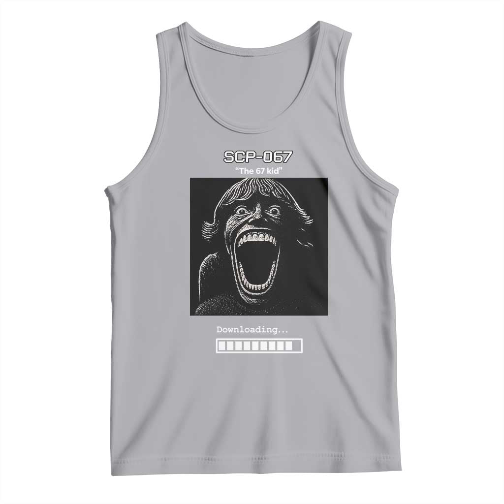 SCP 67 Mason The 6 7 Kid Meme Tank Top Six Seven Boy Horror Edit TS02 Athletic Heather Print Your Wear