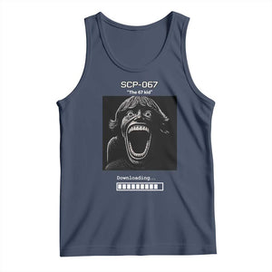 SCP 67 Mason The 6 7 Kid Meme Tank Top Six Seven Boy Horror Edit TS02 Navy Print Your Wear