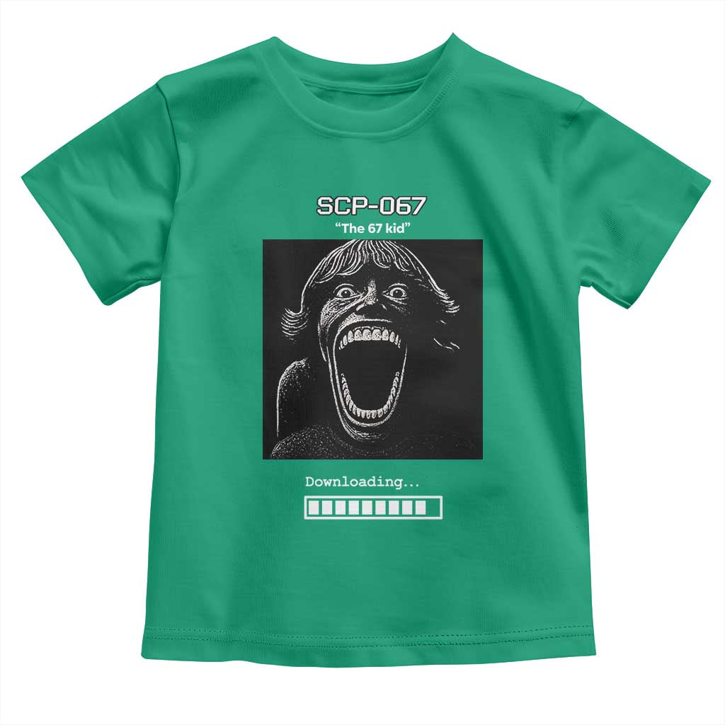 SCP 67 Mason The 6 7 Kid Meme Toddler T Shirt Six Seven Boy Horror Edit TS02 Irish Green Print Your Wear