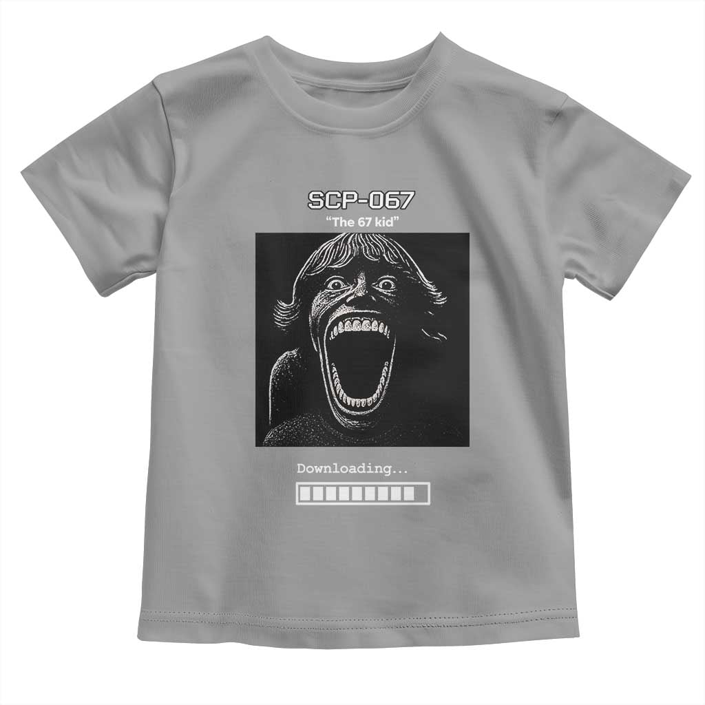 SCP 67 Mason The 6 7 Kid Meme Toddler T Shirt Six Seven Boy Horror Edit TS02 Sport Gray Print Your Wear