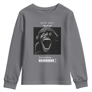SCP 67 Mason The 6 7 Kid Meme Youth Sweatshirt Six Seven Boy Horror Edit TS02 Charcoal Print Your Wear