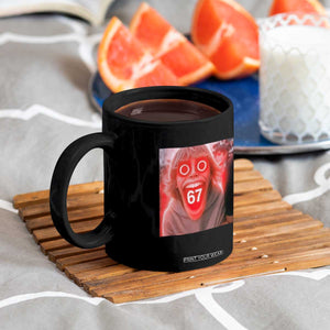 67 Mason Kid Glitchcore Graphic Coffee Mug Screaming Boy Six Seven Viral Meme Devil Edit TS02 Print Your Wear