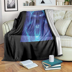 Six Seven Energy Overload Graphic Throw Blanket 67 Mason Kid Analog Horror Meme TS02 Print Your Wear