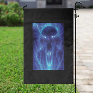 Six Seven Energy Overload Graphic Garden Flag 67 Mason Kid Analog Horror Meme TS02 Print Your Wear