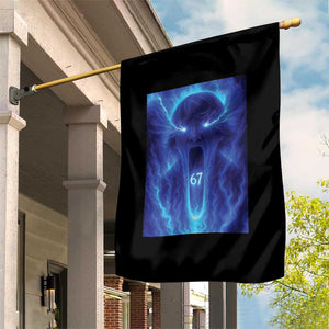 Six Seven Energy Overload Graphic Garden Flag 67 Mason Kid Analog Horror Meme TS02 Print Your Wear