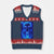 Six Seven Energy Overload Graphic V-Neck Knit Sweater Vest 67 Mason Kid Analog Horror Meme TS02 Navy Red Print Your Wear