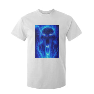 Six Seven Energy Overload Graphic T Shirt For Kid 67 Mason Kid Analog Horror Meme TS02 White Print Your Wear