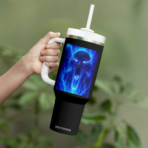 Six Seven Energy Overload Graphic Tumbler With Handle 67 Mason Kid Analog Horror Meme TS02 Print Your Wear