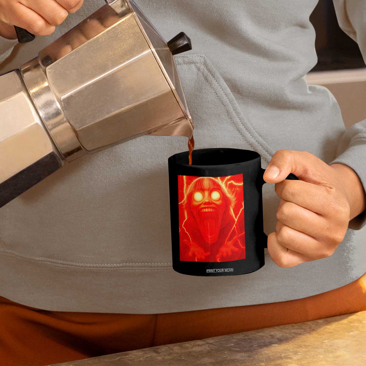 Mason 67 Devil Edit Graphic Coffee Mug Viral 6 7 Possession Six Seven Meme TS02 Print Your Wear