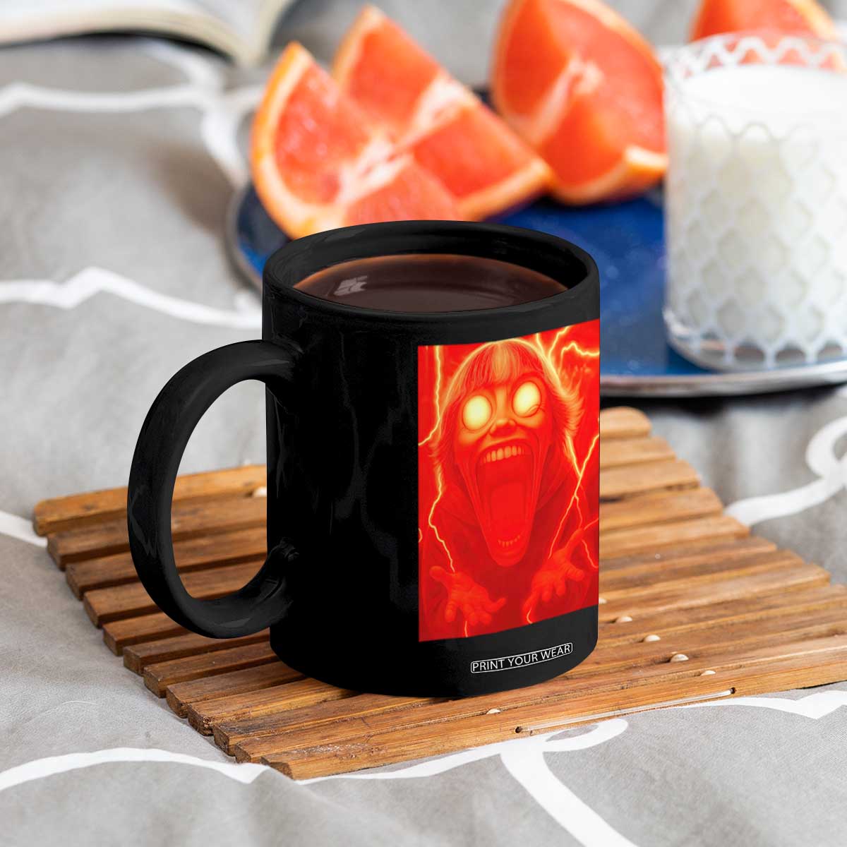 Mason 67 Devil Edit Graphic Coffee Mug Viral 6 7 Possession Six Seven Meme TS02 Print Your Wear