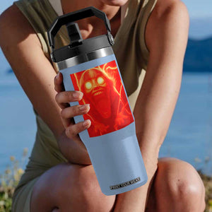 Mason 67 Devil Edit Graphic Flip Straw Tumbler Viral 6 7 Possession Six Seven Meme TS02 One Size: 30 oz Light Blue Print Your Wear