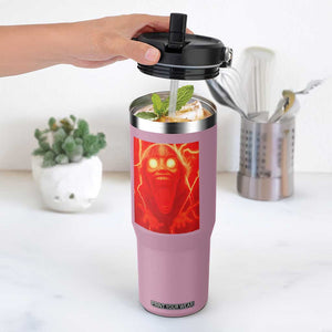 Mason 67 Devil Edit Graphic Flip Straw Tumbler Viral 6 7 Possession Six Seven Meme TS02 One Size: 30 oz Light Pink Print Your Wear