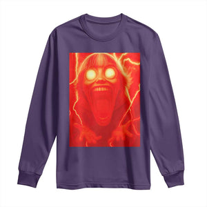 Mason 67 Devil Edit Graphic Long Sleeve Shirt Viral 6 7 Possession Six Seven Meme TS02 Purple Print Your Wear