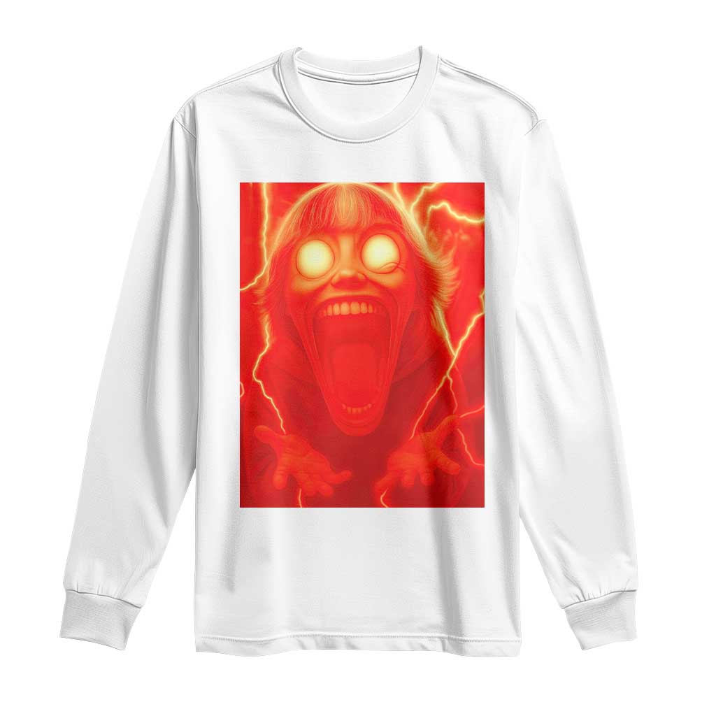 Mason 67 Devil Edit Graphic Long Sleeve Shirt Viral 6 7 Possession Six Seven Meme TS02 White Print Your Wear