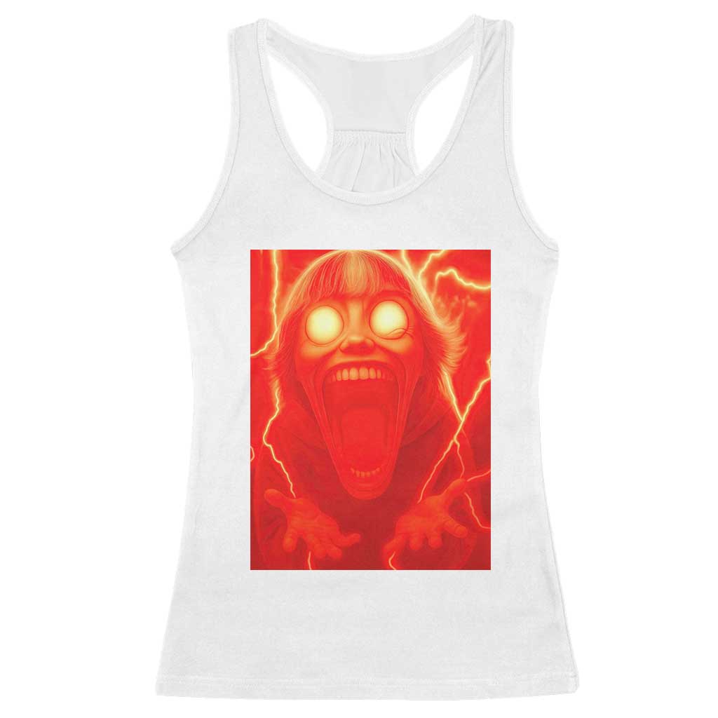 Mason 67 Devil Edit Graphic Racerback Tank Top Viral 6 7 Possession Six Seven Meme TS02 White Print Your Wear