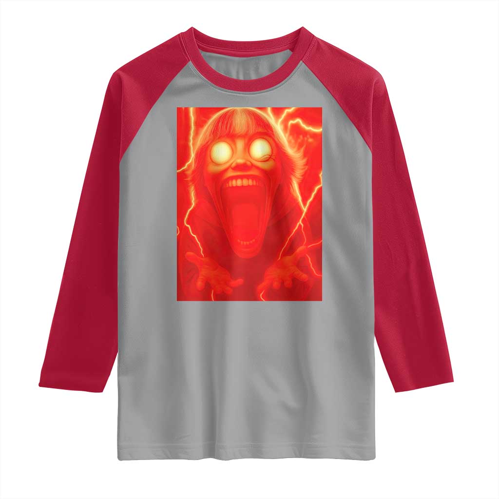 Mason 67 Devil Edit Graphic Raglan Shirt Viral 6 7 Possession Six Seven Meme TS02 Sport Gray Red Print Your Wear