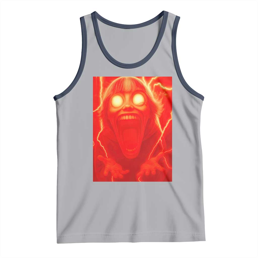 Mason 67 Devil Edit Graphic Tank Top Viral 6 7 Possession Six Seven Meme TS02 Athletic Heather Navy Print Your Wear
