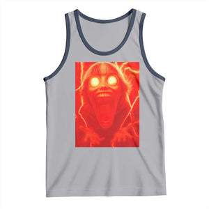 Mason 67 Devil Edit Graphic Tank Top Viral 6 7 Possession Six Seven Meme TS02 Athletic Heather Navy Print Your Wear