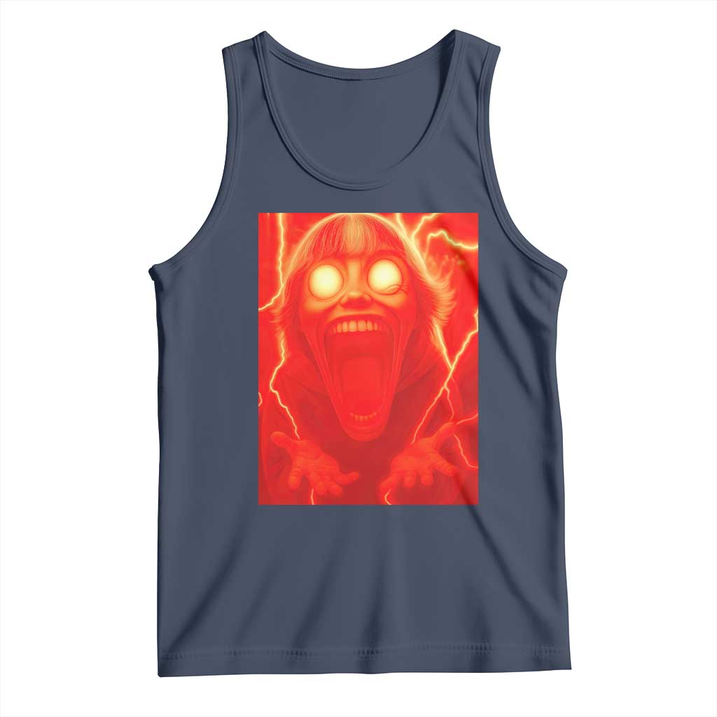Mason 67 Devil Edit Graphic Tank Top Viral 6 7 Possession Six Seven Meme TS02 Navy Print Your Wear
